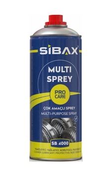 Sibax Çok Amaçlı Bakım Spreyi Sb4000 Temizler, Yağlar, Paslı Yerleri Açar 200 ML Sibax Çok Amaçlı Bakım Spreyi Sb4000 Temizler, Yağlar, Paslı Yerleri Açar 200 ML