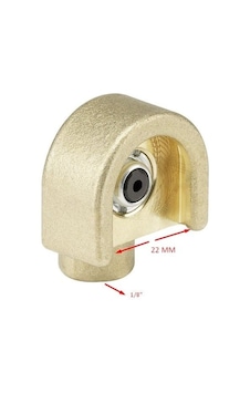 Pressol Tekalamit Buton Başlık Pirinç 22mm 1/8f K 6101012063125 Pressol Tekalamit Buton Başlık Pirinç 22mm 1/8f K 6101012063125