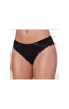 Şahinler Kadın Tırnak Dantelli Bikini Külot B139 Siyah Şahinler Kadın Tırnak Dantelli Bikini Külot B139 Siyah