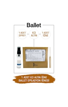 Ballet Gold K3 Epilasyon İğnesi 1 Adet Ballet Gold K3 Epilasyon İğnesi 1 Adet