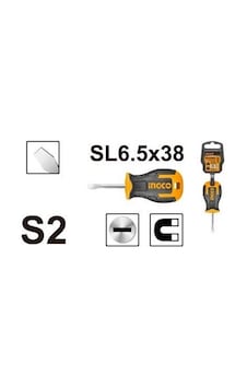Ingco Hs686038 Düz Tornavida Sl65*38