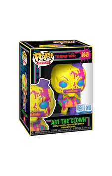Pop Terrifier Art The Clown With Head Blacklight Retail Exclusive 2049 Pop Terrifier Art The Clown With Head Blacklight Retail Exclusive 2049