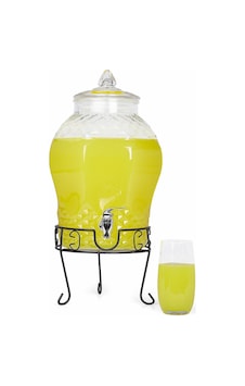 Cam Şerbetlik Musluklu 10 Litre
