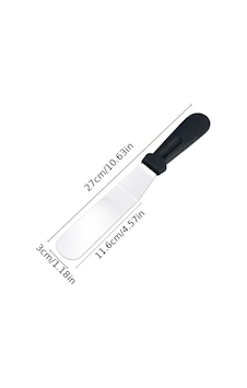 Paslanmaz Çelik L Tipi Pastacı Spatulası Krema Düzeltme Ve Pasta Şekillendirme Bıçağı Paslanmaz Çelik L Tipi Pastacı Spatulası Krema Düzeltme Ve Pasta Şekillendirme Bıçağı