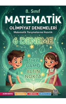 Altın Nokta Yayınları 8. Sınıf Matematik Olimpiyat Denemeleri 6 Deneme