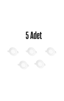 Ct-5147slım Panel 5 Adet Slim Spot - 12 W Beyaz Ct-5147slım Panel 5 Adet Slim Spot - 12 W Beyaz