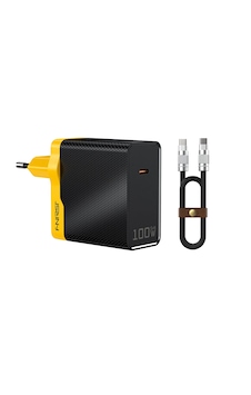 Fnırsı Usb Type-c Pd Şarj Kablosu + 100w Pd Gan Adaptör Seti