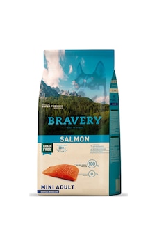 Bravery Salmon Tahılsız Somon Balıklı Küçük Irk Yetişkin Köpek Maması 2 KG Bravery Salmon Tahılsız Somon Balıklı Küçük Irk Yetişkin Köpek Maması 2 KG