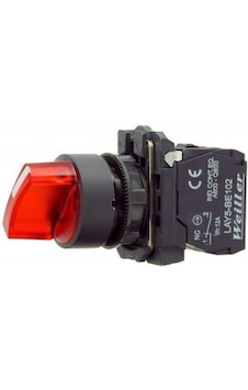 22mm 0-1 Kalıcı Ledli Mandal Buton 1no 240vac