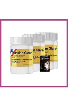 Gees Global Playboy Rusian Glare Tüylere Krem Nano 3 Adet X 50 Ml Rus Merhemi + Yanında Jel Gbzs Gees Global Playboy Rusian Glare Tüylere Krem Nano 3 Adet X 50 Ml Rus Merhemi + Yanında Jel Gbzs