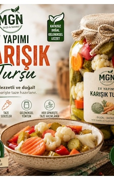 Mgn Ev Yapımı Karışık Turşu 1 Kg Mgn Ev Yapımı Karışık Turşu 1 Kg