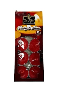 10'li Tea Light Mum 10 G Kokusuz Belirtilmemiş 10'li Tea Light Mum 10 G Kokusuz Belirtilmemiş