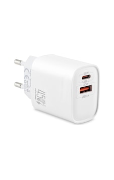 Usb Type-c Çift Çıkışlı Hızlı Şarj Adaptörü 45w Beyaz Nd1013 Çok Renkli Usb Type-c Çift Çıkışlı Hızlı Şarj Adaptörü 45w Beyaz Nd1013 Çok Renkli