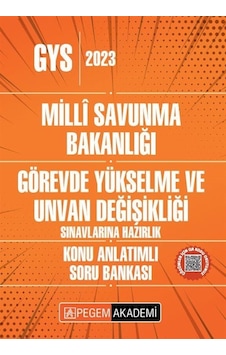 2023 Milli Savunma Bakanlığı Görevde Yükselme ve Unvan Değişikliği Sınavı Konu Anlatımlı Soru Bankası  / Kolektif