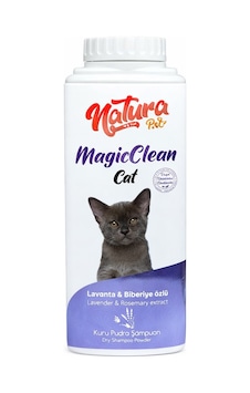 Natura Magicclean Cat Lavanta Ve Biberiye Özlü Kuru Pudra Kedi Şampuanı 150 Gr