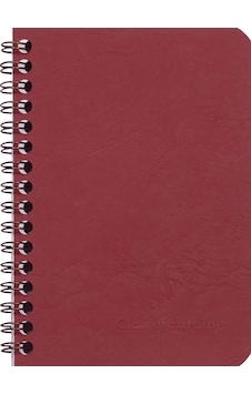 Clairefontaine Age Bag Wirebound 9x14 Çizgili Defter Bordo 785962c Clairefontaine Age Bag Wirebound 9x14 Çizgili Defter Bordo 785962c