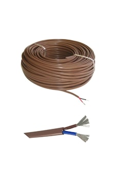 2x1,5mm² Tekne Ve Karavan Kalaylı Kablo 10mt. Kahverengi - Marin Karavan Tekne Tesisat Yassı Kablo 2x1,5mm² Tekne Ve Karavan Kalaylı Kablo 10mt. Kahverengi - Marin Karavan Tekne Tesisat Yassı Kablo