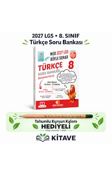 Sinan Kuzucu Yayınları 2027 Lgs 8.sınıf Türkçe Soru Bankası Tohumlu Kurşun Kalem Hediyeli Sinan Kuzucu Yayınları 2027 Lgs 8.sınıf Türkçe Soru Bankası Tohumlu Kurşun Kalem Hediyeli