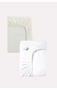 Bej - Beyaz Renk %100 Pamuk Penye Bebek Çarşafı 60x120cm - Lastikli Bebek Çarşafı 2'li Bej - Beyaz - 860728279 Bej - Beyaz Renk %100 Pamuk Penye Bebek Çarşafı 60x120cm - Lastikli Bebek Çarşafı 2'li Bej - Beyaz - 860728279