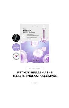 Retinol İçeren Kağıt Maske Truly Retinol Ampoule Mask Pack Retinol İçeren Kağıt Maske Truly Retinol Ampoule Mask Pack