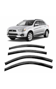 Mitsubishi Asx 2010 2022 Slim Krom Cam Rüzgarlığı 4 Parça