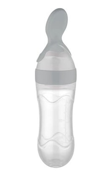 Ergonomik Sıkmalı Kaşık, Kolay Temizlenebilir Bebek Beslenme Aksesuarı Ergonomik Sıkmalı Kaşık, Kolay Temizlenebilir Bebek Beslenme Aksesuarı