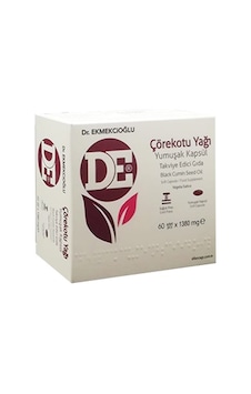 Dr.Ekmekcioğlu Çörekotu Yağı Kapsülü 1380 Mg 60 Adet Dr.Ekmekcioğlu Çörekotu Yağı Kapsülü 1380 Mg 60 Adet