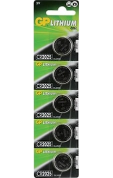 Gp Cr2025 3 Volt Lityum Para Pil 5 Adet Gp Cr2025 3 Volt Lityum Para Pil 5 Adet