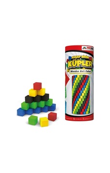 Birim Küpleri Ahşap Renkli 3 Yaş+