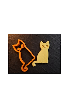 Halloween Kedi Kurabiye Kalıbı - Cadılar Bayramı Kedi Figürlü Hamur Kesici Diğer Halloween Kedi Kurabiye Kalıbı - Cadılar Bayramı Kedi Figürlü Hamur Kesici Diğer