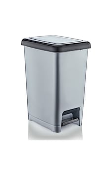 Plastik Slim Pedallı Çöp Kovası 40 Litre