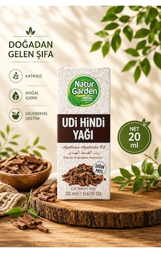 Natur Garden Udi Hindi Yağı 20 ML Natur Garden Udi Hindi Yağı 20 ML