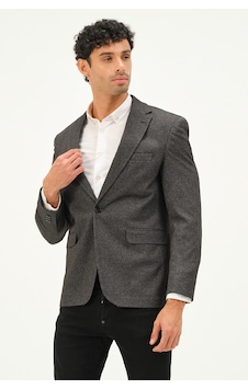 Bonesti Erkek Slim Fit Blazer Ceket Koyu Gri Bonesti Erkek Slim Fit Blazer Ceket Koyu Gri