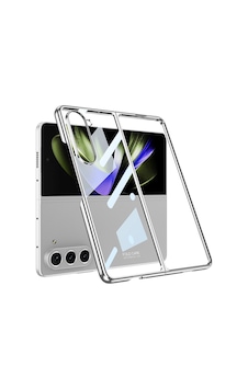 Galaxy Uyumlu Z Fold 5 Kılıf Zore Full Camlı Kıpta Kapak Gümüş Galaxy Uyumlu Z Fold 5 Kılıf Zore Full Camlı Kıpta Kapak Gümüş