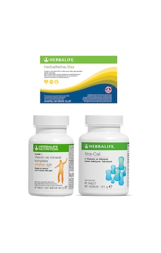 Herbalife Erkek Vitamin Extra Cal Kalsiyum ve Max Omega 3 Birer
