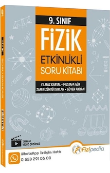 Fizipedia Yayınları 9. Sınıf Fizik Etkinlikli Soru Bankası Fizipedia Yayınları 9. Sınıf Fizik Etkinlikli Soru Bankası