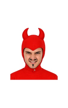 Şeytan Başlığı Yetişkin Boynuzlu Kırmızı Şeytan Başlığı Yetişkin Boynuzlu Kırmızı