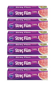 Streç Film 15 Mt Altılı Paket
