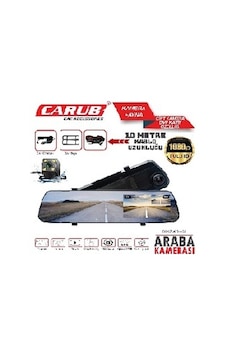 Carub Kamera Araç İçi Ayna Çift Lens 1080p Full Hd 10mt Kablolu 300mah Br 001 58 02 8021