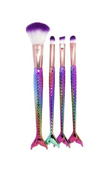 Makeup Brush Beauty 4'lü Balık Makyaj Fırça Seti Makeup Brush Beauty 4'lü Balık Makyaj Fırça Seti