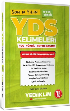 Yediiklim Yayınları Son 10 Yılın Yds Kelimeleri 1.kitap Yediiklim Yayınları Son 10 Yılın Yds Kelimeleri 1.kitap