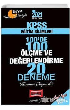 Kpss Eğitim Bil Ölçme Ve Değerlendirme 100 De 100 20 Deneme 2022 Kpss Eğitim Bil Ölçme Ve Değerlendirme 100 De 100 20 Deneme 2022