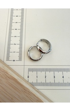 316 L Cerrahi Çelik 5mm 16mm Bombeli Çelik Halka Küpe Gümüş 316 L Cerrahi Çelik 5mm 16mm Bombeli Çelik Halka Küpe Gümüş