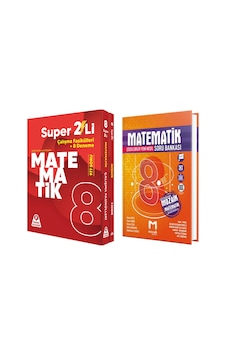 Örnek Akademi 8. Sınıf Süper İkili Matematik Seti Ve Mozaik Matematik Soru Bankası Seti 2 Kitap