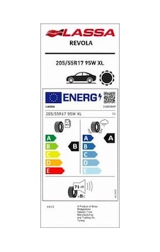 Lassa 205/55R17 95w XL Revola Lassa Yaz Lastiği 2026 Lassa 205/55R17 95w XL Revola Lassa Yaz Lastiği 2026