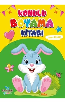Konulu Boyama Kitabı - Sarı Kitap- Sancak Çocuk