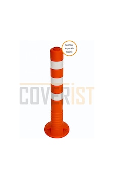 Plastik Yol Şerit Ayırıcı Otopark Dubası 75cm Reflektifli Delinatör Plastik Yol Şerit Ayırıcı Otopark Dubası 75cm Reflektifli Delinatör