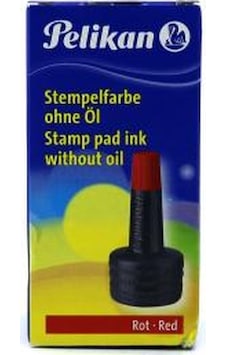 Pelikan Kırmızı Istampa Mürekkebi 28 Cc Pelikan Kırmızı Istampa Mürekkebi 28 Cc