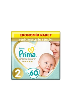 Prima Bebek Bezi Premium Care 2 Beden 60'lı Prima Bebek Bezi Premium Care 2 Beden 60'lı
