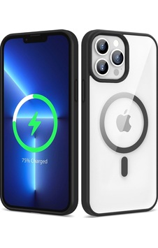 Apple Uyumlu iPhone 13 Pro Max Kılıf M-safe Wireless Şarj Özellikli Silikon Zore Ege Kapak Siyah Apple Uyumlu iPhone 13 Pro Max Kılıf M-safe Wireless Şarj Özellikli Silikon Zore Ege Kapak Siyah